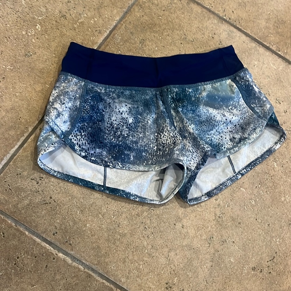 Blue ivivva workout shorts